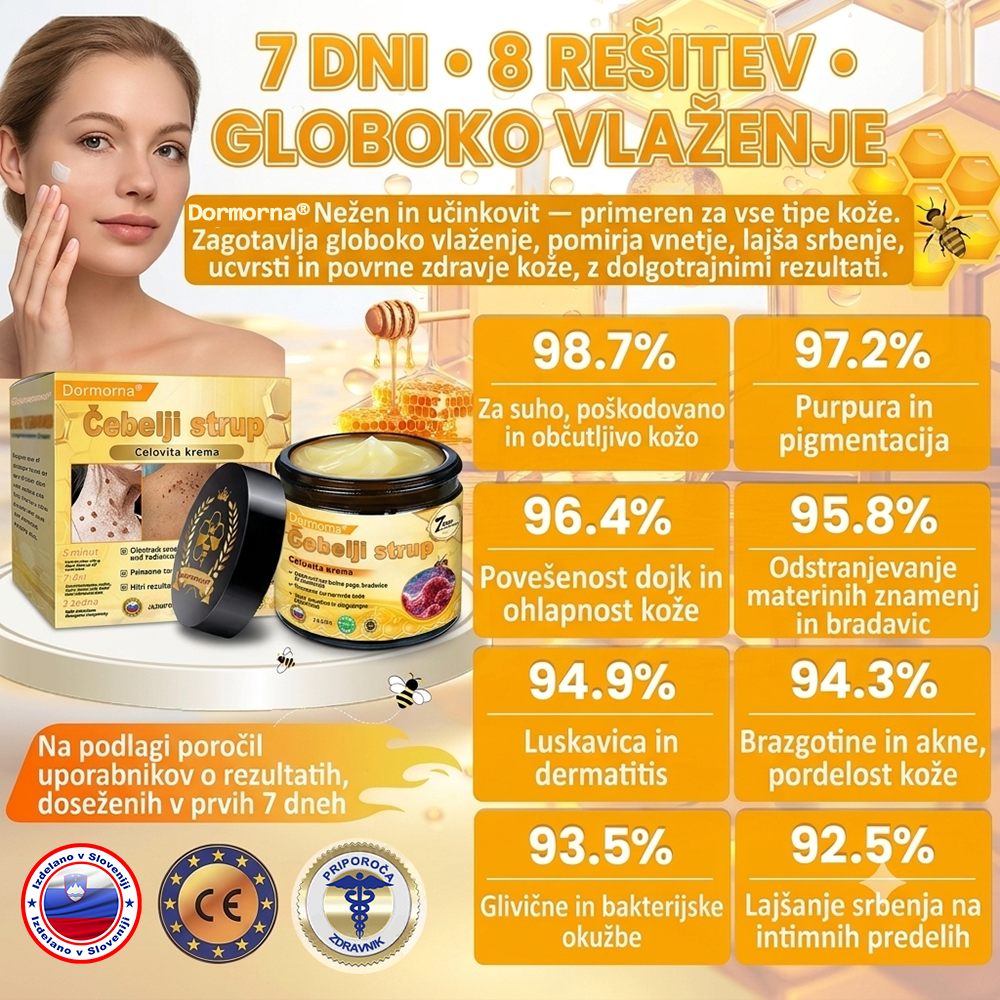 🔥🔥 Priporočilo bolnišnice   • Uradna trgovina ✨𝗗𝗼𝗿𝗺𝗼𝐫𝐧𝐚®  Krema za obnovo kože s čebeljim strupom (Copy)