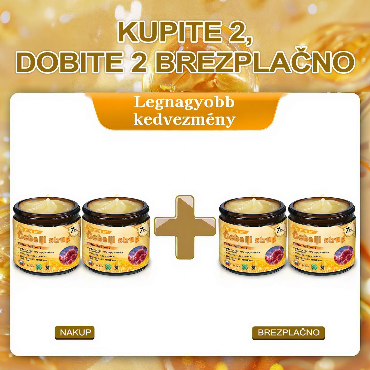 🔥🔥 Priporočilo bolnišnice   • Uradna trgovina ✨𝗗𝗼𝗿𝗺𝗼𝐫𝐧𝐚®  Krema za obnovo kože s čebeljim strupom (Copy)
