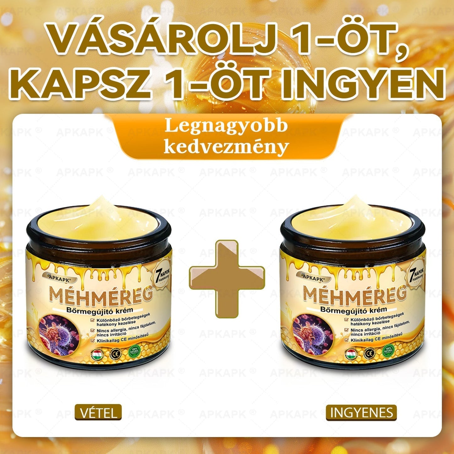 🔥🔥Ajánlott a Semmelweis Kórház által · BENU hivatalos üzlet✨𝖠𝖯𝖪𝖠𝖯𝖪® méhméreges bőrmegújító krém