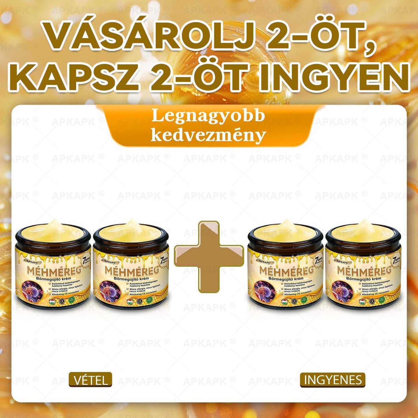 🔥🔥Ajánlott a Semmelweis Kórház által · BENU hivatalos üzlet✨𝖠𝖯𝖪𝖠𝖯𝖪® méhméreges bőrmegújító krém