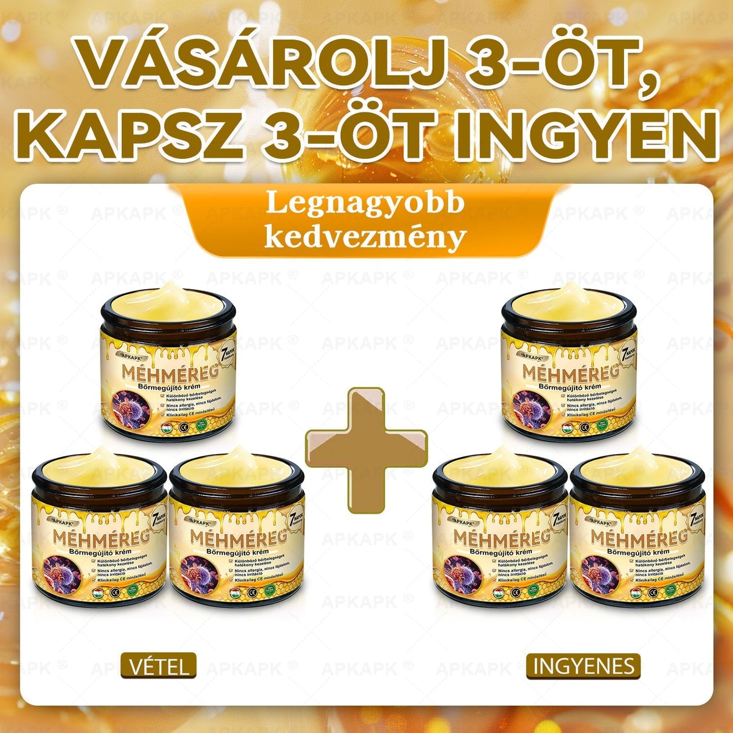 🔥🔥Ajánlott a Semmelweis Kórház által · BENU hivatalos üzlet✨𝖠𝖯𝖪𝖠𝖯𝖪® méhméreges bőrmegújító krém